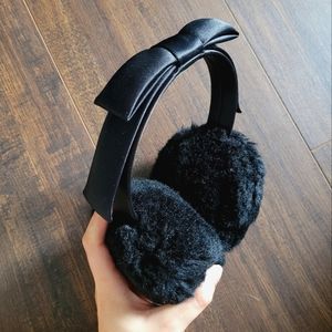 Kate Spade Black Bow Earmuffs